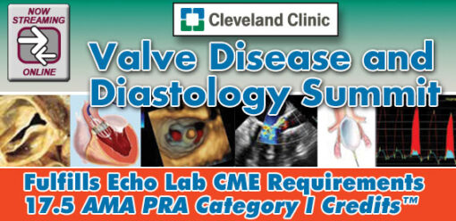 Valve Disease & Diastology Summit Agenda