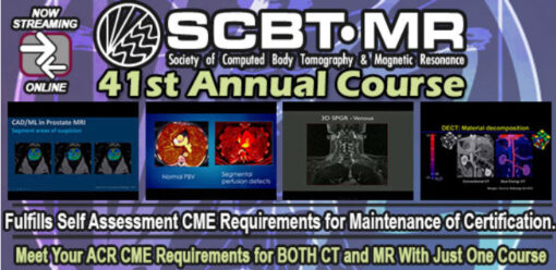 SCBT-MR 41st Annual Course Agenda