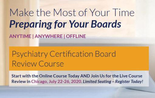 Psychiatry Certification Board Review Course 2020