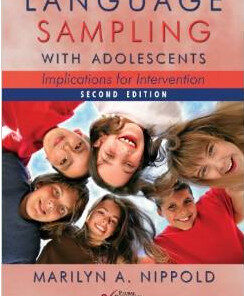 Language Sampling with Adolescents: Implications for Intervention, 2nd Edition