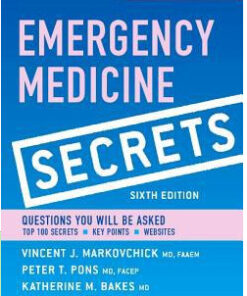 Emergency Medicine Secrets, 6th Edition