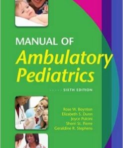 Manual of Ambulatory Pediatrics Sixth Edition