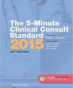 The 5-Minute Clinical Consult Standard 2015 23rd Edition Retail PDF