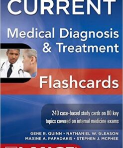 Current Medical Diagnosis and Treatment Flashcards, 2e