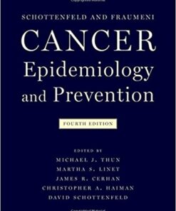 Cancer Epidemiology and Prevention 4th Edition PDF