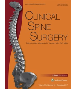 Clinical Spine Surgery 2017 PDF