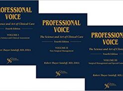 Professional Voice: The Science and Art of Clinical Care, 3-Volume Set, 4th edition (PDF)