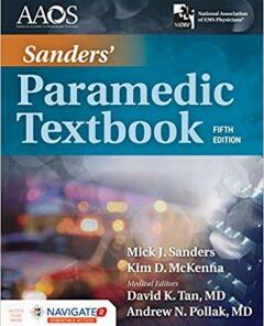 Sanders Paramedic Textbook 5th Edition PDF