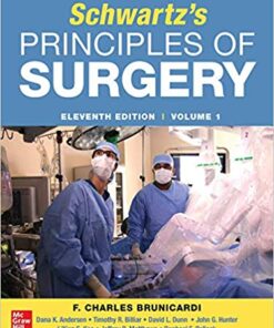 SCHWARTZ'S PRINCIPLES OF SURGERY 2-volume set 11th edition 11th Edition