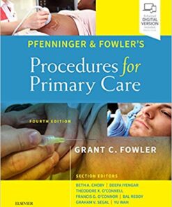 Pfenninger & Fowler's Procedures for Primary Care 4th ed. Edition PDF