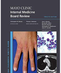 Mayo Clinic Internal Medicine Board Review (Mayo Clinic Scientific Press) 12th PDF