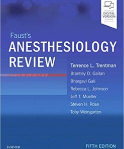 Faust's Anesthesiology Review 5th Edition PDF