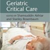 Principles of Geriatric Critical Care 1st Edition PDF