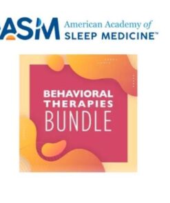 Behavioral Sleep Medicine Therapies Bundle (CBT-I and BBT-I) On-Demand 2019