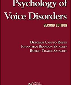 Psychology of Voice Disorders, Second Edition 2nd Edition PDF Original