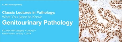 2019 Classic Lectures in Pathology What You Need to Know Genitourinary Pathology