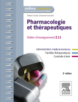 Pharmacologie et thérapeutiques UE 2.11 - Semestres 1, 3 et 5