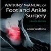 Watkins’ Manual of Foot and Ankle Medicine and Surgery, 4th edition (Original PDF