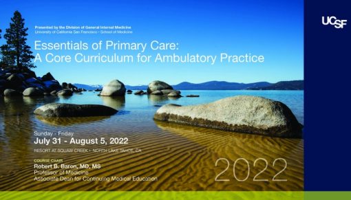 UCSF CME Essentials Of Primary Care: A Core Curriculum For Ambulatory Practice 2022 (Videos)