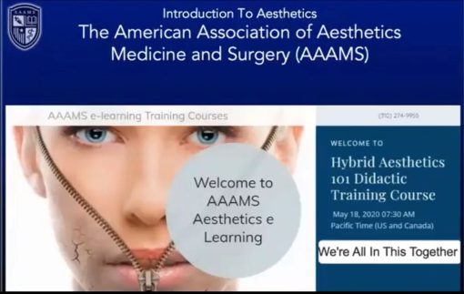 Aesthetics 101 Hybrid Training Course 2020